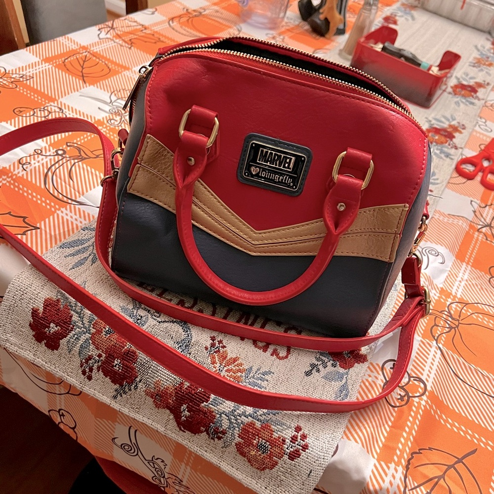 Rare Marvel loungefly Handbag Clean Preloved Sold As Is No returns
